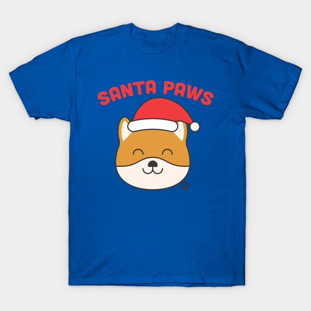 SANTA PAWS T-Shirt by toddgoldmanart